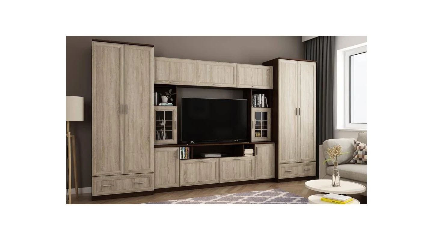 Sonoma Ciemna/Sonoma Jasna (Listwa MDF)