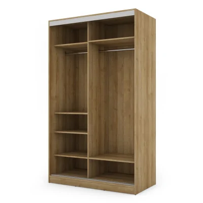 Szafa przesuwna 130x220 cm dąb Riva – Arveno | eMeblast Szafa przesuwna 130x220 cm dąb Riva – Arveno | eMeblast