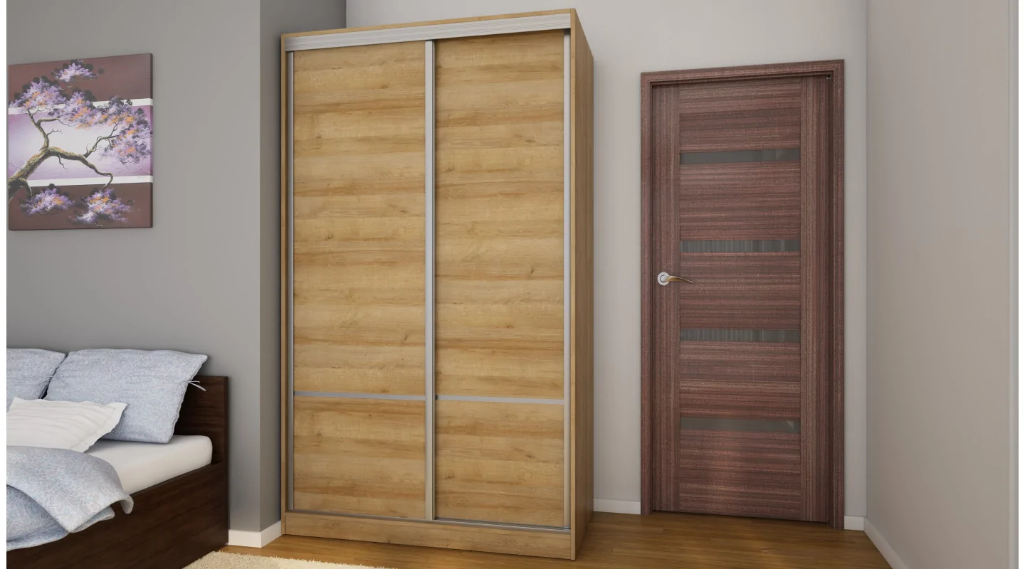 Szafa przesuwna 130x220 cm dąb Riva – Arveno | eMeblast