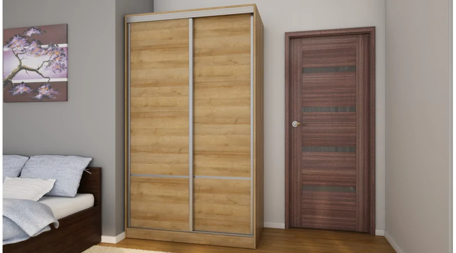 Szafa przesuwna 130x220 cm dąb Riva – Arveno | eMeblast