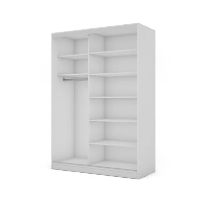 Szafa przesuwna 150x215 cm biel / dąb sonoma jasna – Selto | eMeblast