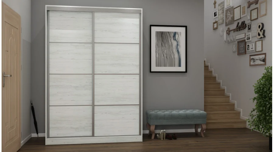 Szafa przesuwna 150x215 cm sosna Andersen – Selto | eMeblast
