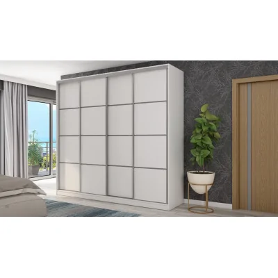 Szafa przesuwna 260x240 cm biała – Maxdoro | eMeblast