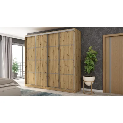Szafa przesuwna 260x240 cm dąb Artisan – Maxdoro | eMeblast