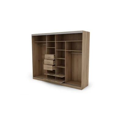 Szafa przesuwna 268x220 cm dąb Lorenzo – Virello | eMeblast