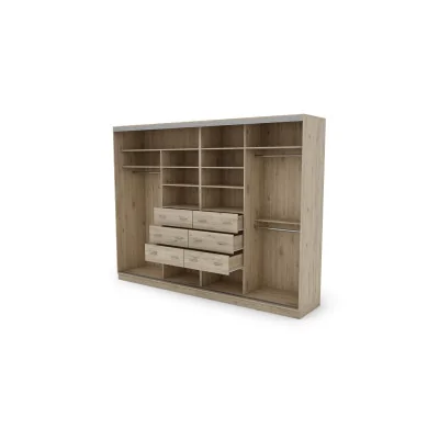 Szafa przesuwna 320x244 cm dąb bordeaux - Varento | eMeblast