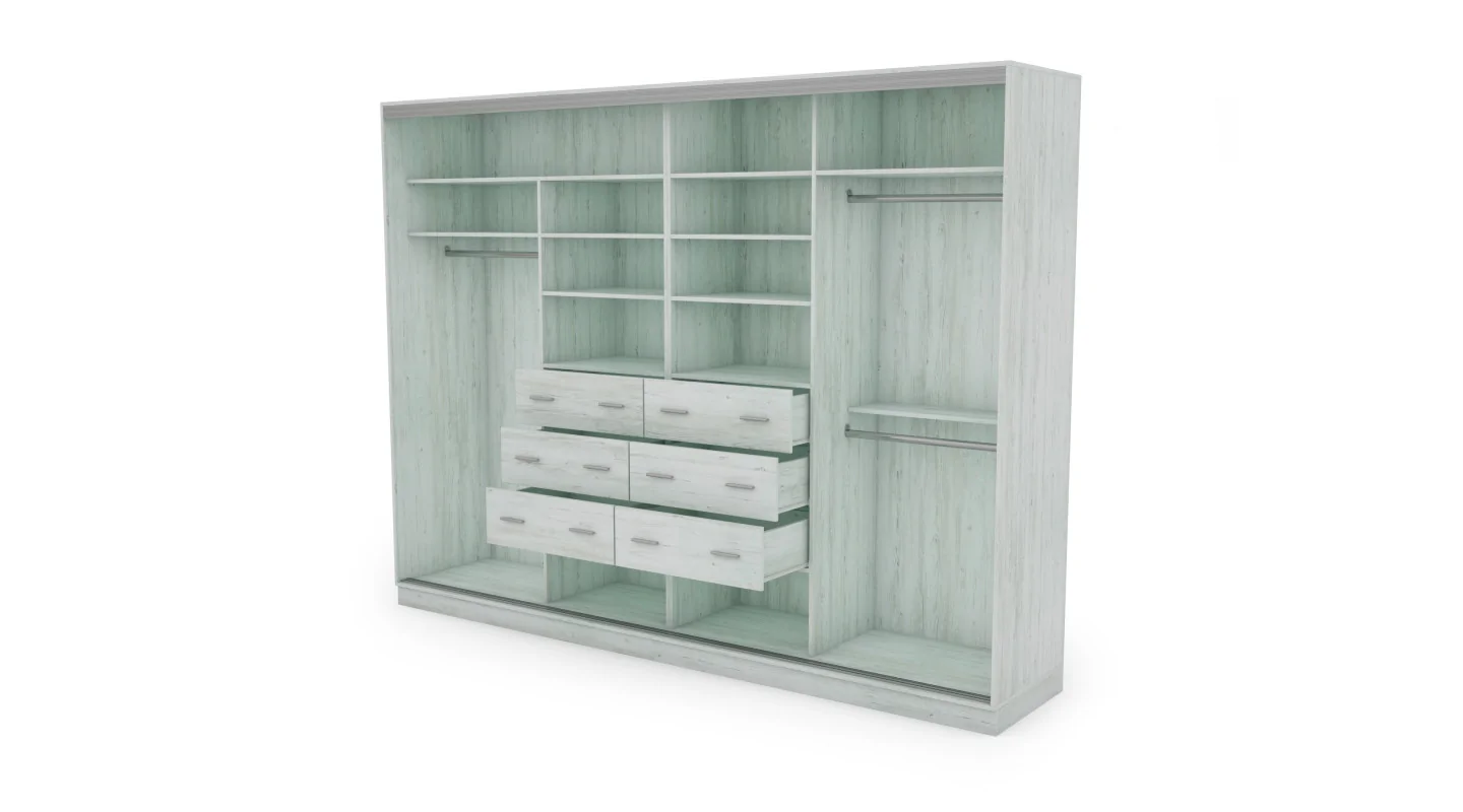 Szafa przesuwna 320x244 cm sosna anderson - Varento | eMeblast