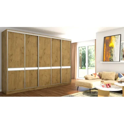 Szafa przesuwna 340x244 cm dąb lancelot - Morvello | eMeblast