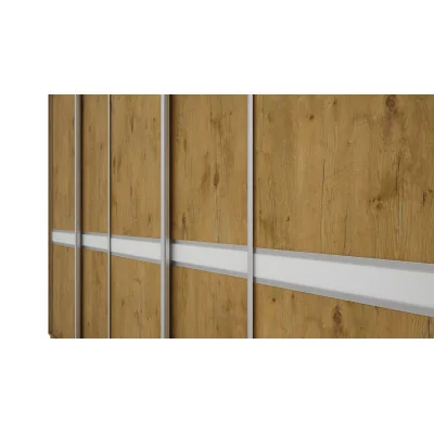 Szafa przesuwna 340x244 cm dąb lancelot 2 lustra - Morvello | eMeblast