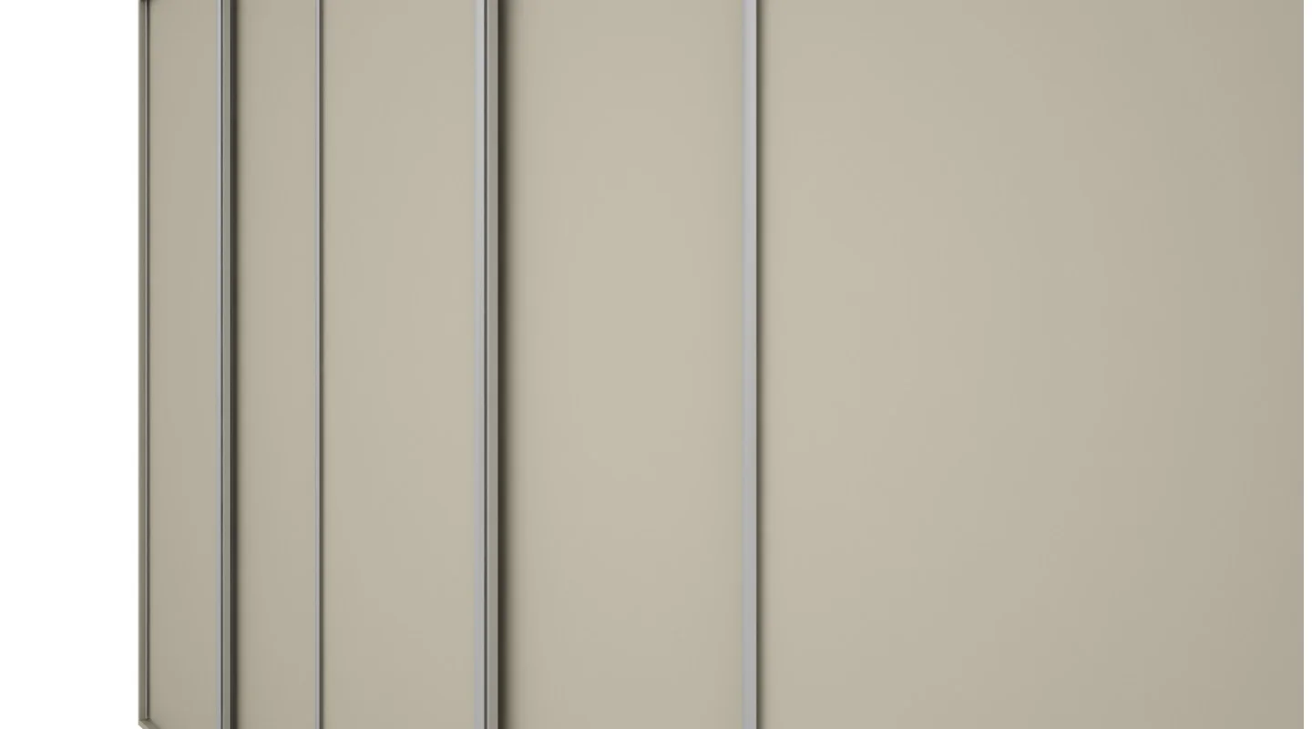 Szafa przesuwna 380x244 cm kaszmirowy beż - Navero | eMeblast