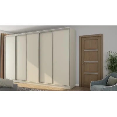 Szafa przesuwna 380x244 cm kaszmirowy beż - Navero | eMeblast