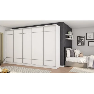 Szafa przesuwna 400x244 cm biel - Velaro | eMeblast