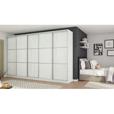 Szafa przesuwna 400x244 cm sosna anderson - Velaro | eMeblast