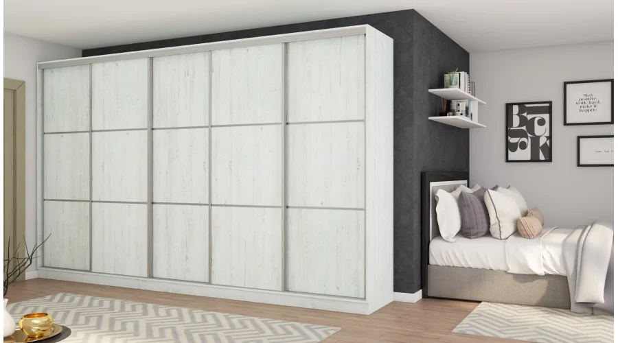 Szafa przesuwna 400x244 cm sosna anderson - Velaro | eMeblast