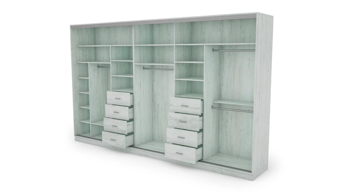Szafa przesuwna 400x244 cm sosna anderson - Velaro | eMeblast