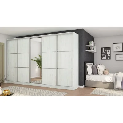 Szafa przesuwna 400x244 cm sosna anderson z lustrem - Velaro | eMeblast