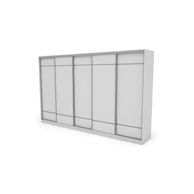 Szafa przesuwna 400x244 cm biel - Velaro