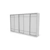 Szafa przesuwna 400x244 cm biel - Velaro