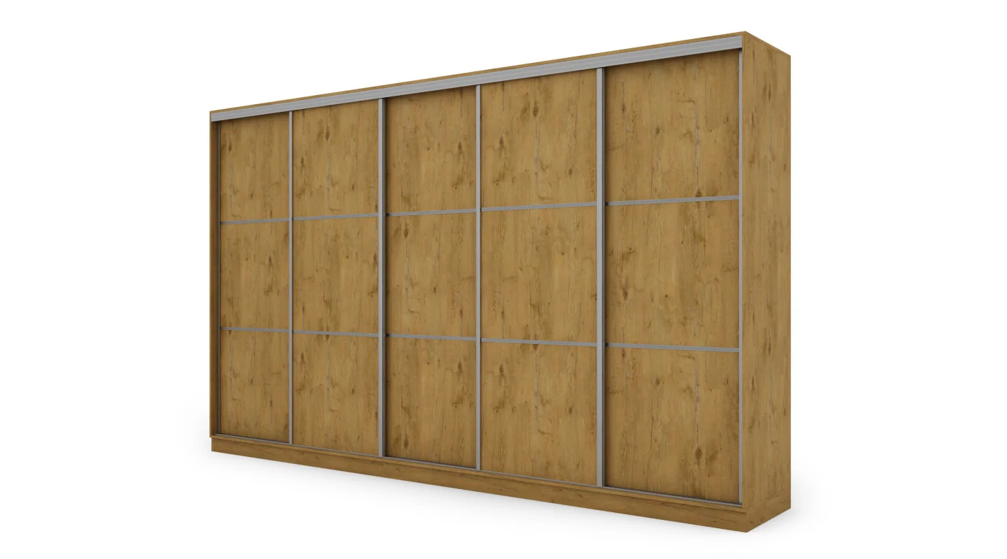 Szafa przesuwna 400x244 cm dąb lancelot - Velaro | eMeblast