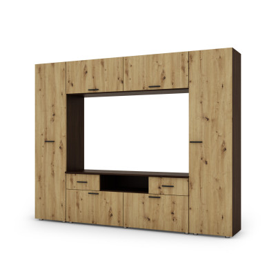 copy of Perete unitate cu dulapuri, sertare, TV - PLUTON