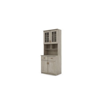 Wielofunkcyjny kredens 80 cm sonoma jasna – Selvaro