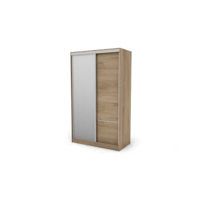 Szafa przesuwna 130×220 cm dąb Lorenzo z lustrem – Arveno | eMeblast