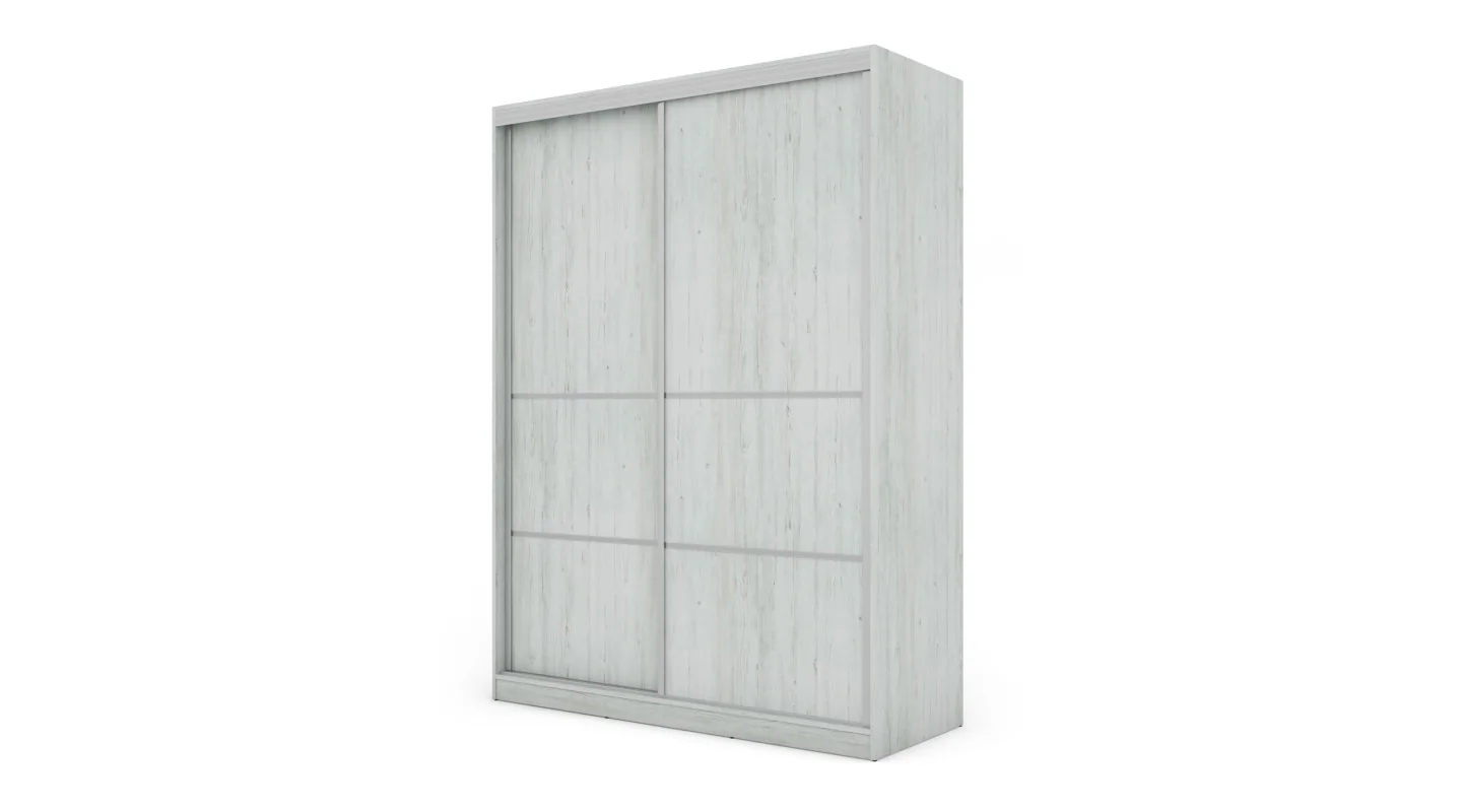 Szafa przesuwna 170x230 cm sosna Andersen z szufladami – Ravelo | eMeblast