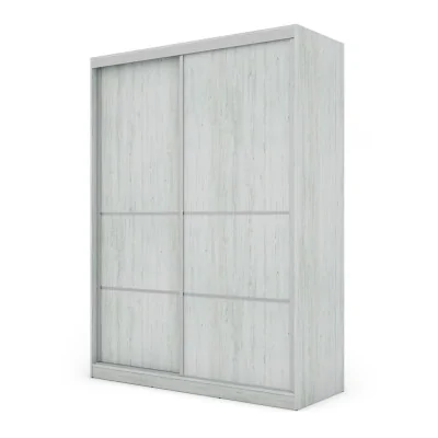 Szafa przesuwna 170x230 cm sosna Andersen z szufladami – Ravelo | eMeblast