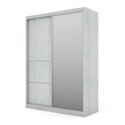 Szafa przesuwna 170x230 cm sosna Andersen z lustrem – Ravelo