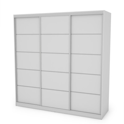 Szafa przesuwna 240x240 cm biała – Monvero