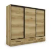 Szafa przesuwna 250x216 cm dąb Grand naturalny – Extaro