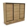Szafa przesuwna 250x216 cm dąb Riva – Extaro