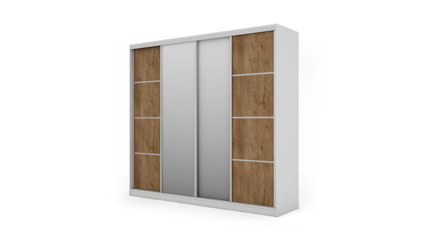 Szafa przesuwna 260x240 cm dąb Artisan – Maxdoro | eMeblast