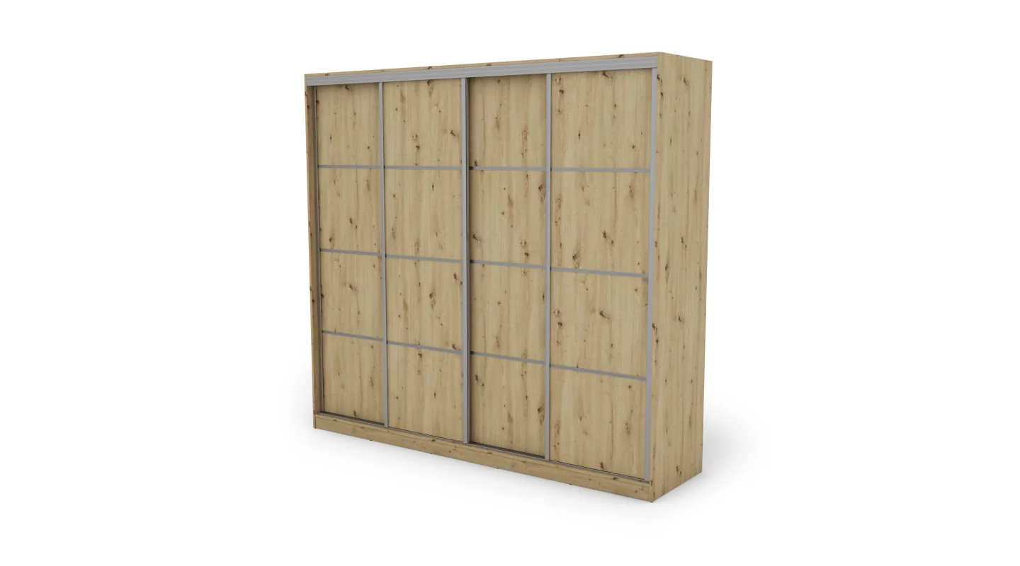 Szafa przesuwna 260x240 cm dąb Artisan – Maxdoro | eMeblast
