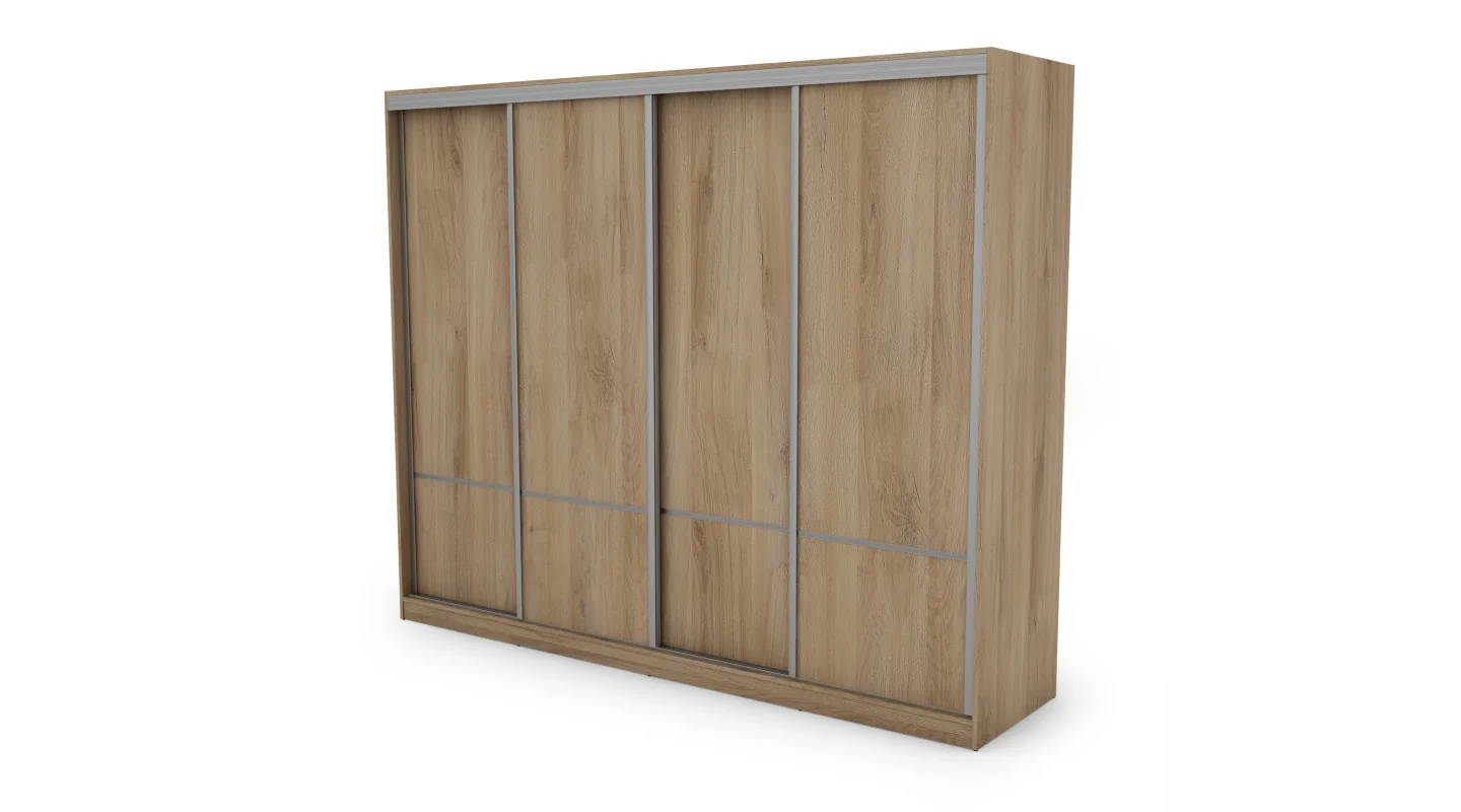 Szafa przesuwna 268x220 cm dąb Lorenzo – Virello | eMeblast