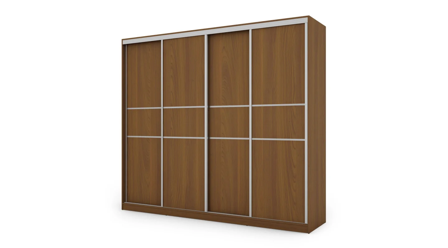 Szafa przesuwna 276x244 cm wiśnia Porto – Arvenzo | eMeblast