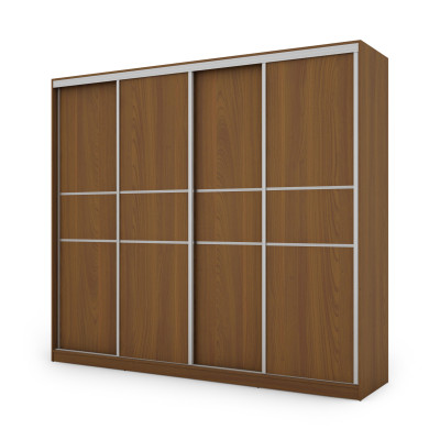 Szafa przesuwna 276x244 cm wiśnia Porto – Arvenzo