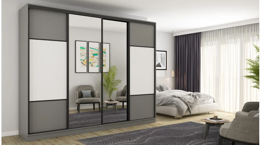Szafa przesuwna 300x244 cm Grandero | eMeblast