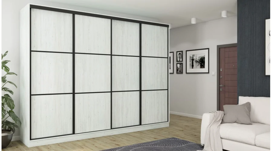 Szafa przesuwna 320x244 cm sosna anderson - Varento | eMeblast