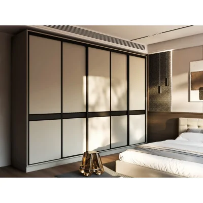 Szafa przesuwna 340x244 cm biel - Morvello | eMeblast