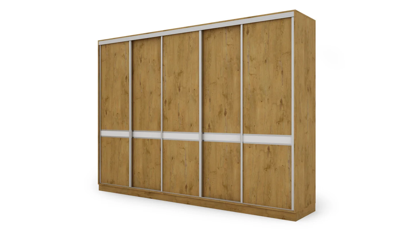 Szafa przesuwna 340x244 cm dąb lancelot - Morvello | eMeblast