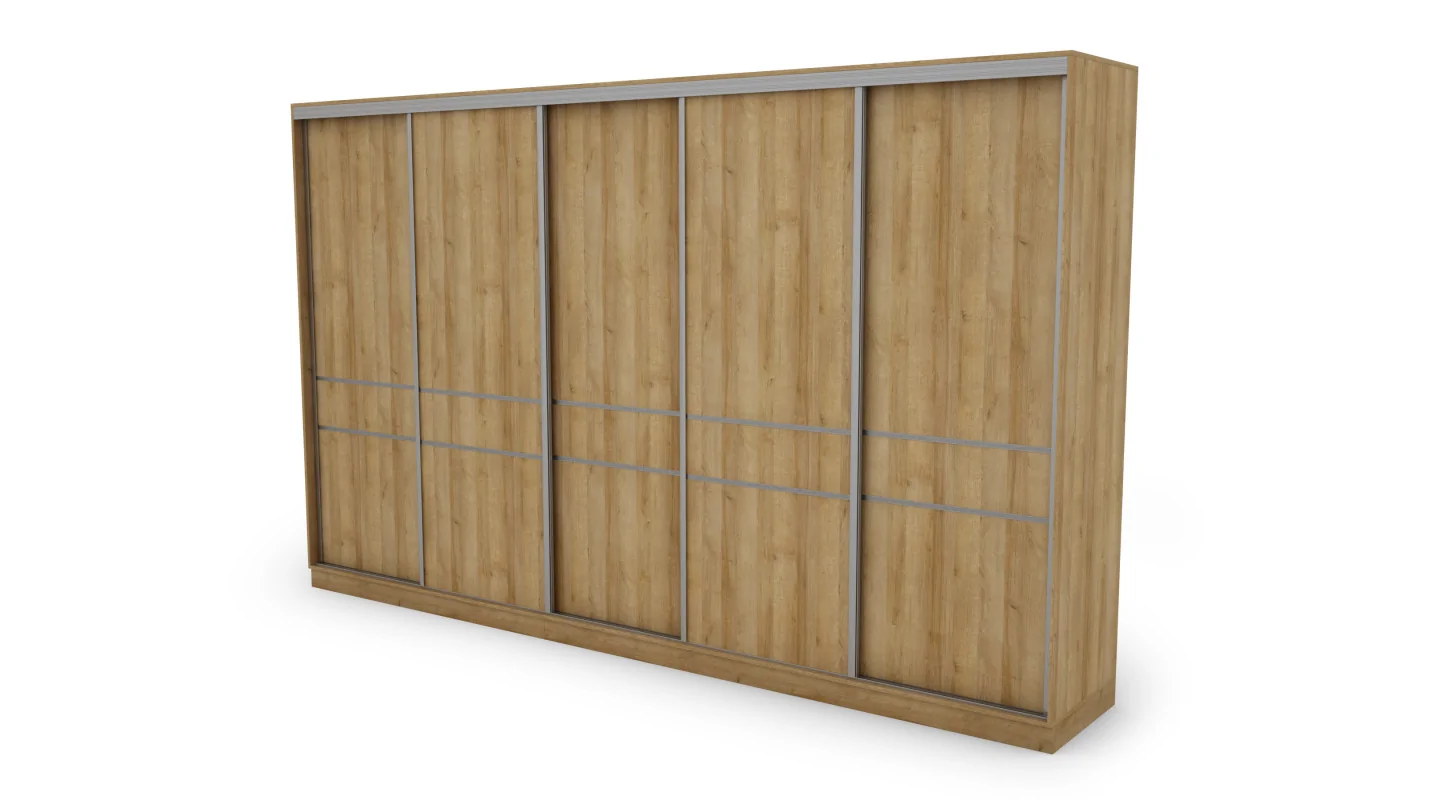 Szafa przesuwna 360x244 cm dąb riva - Torvello | eMeblast
