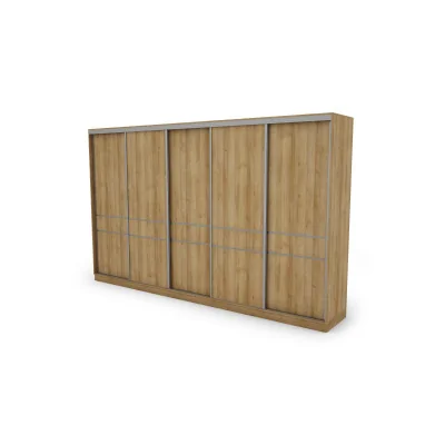 Szafa przesuwna 360x244 cm dąb riva - Torvello | eMeblast