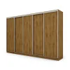 Szafa przesuwna 380x244 cm dąb carpenter whisky - Navero