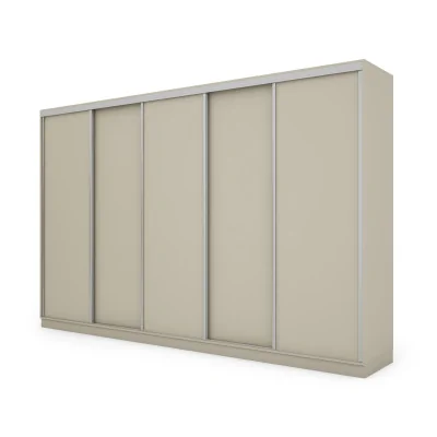 Szafa przesuwna 380x244 cm kaszmirowy beż - Navero | eMeblast