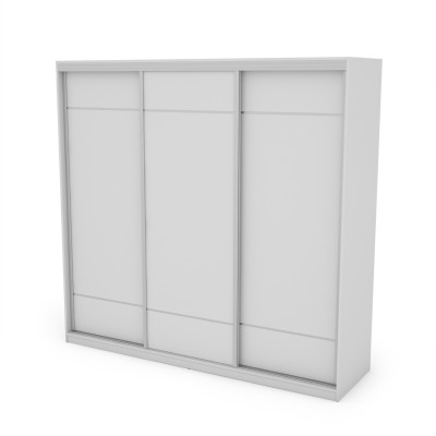 Szafa przesuwna 230x220 cm biała – Arvello