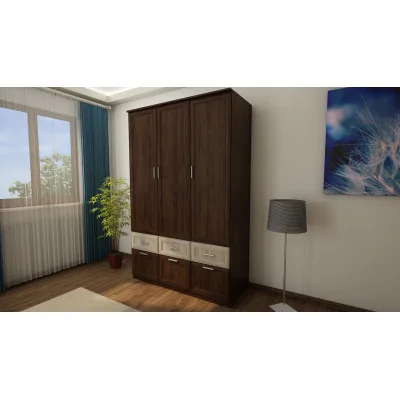 Szafa 140x216 cm sonoma ciemna – Karo | eMeblast