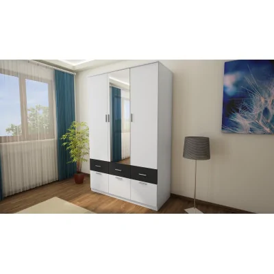 Szafa 140x216 cm biała lustro – Karo | eMeblast