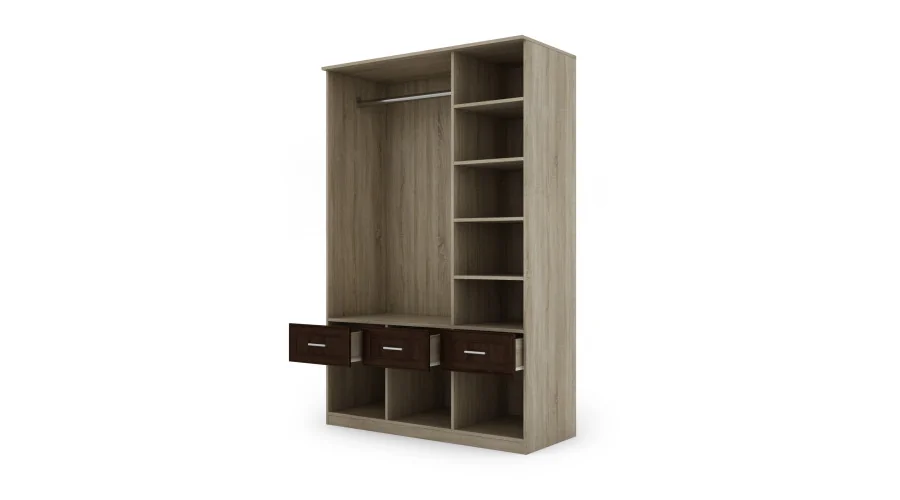 Szafa 140x216 cm sonoma jasna lustro – Karo | eMeblast Szafa 140x216 cm sonoma jasna lustro – Karo | eMeblast