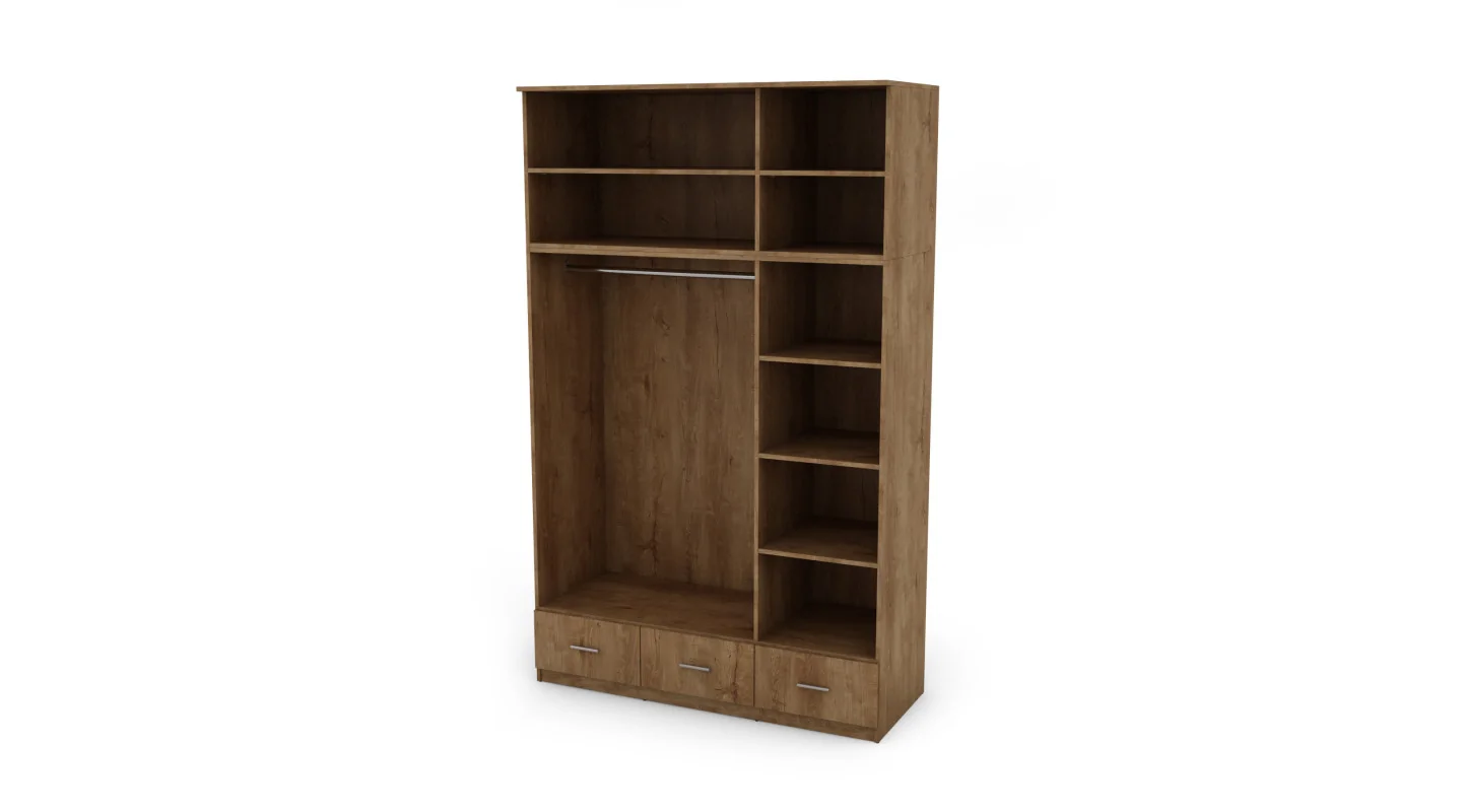 Szafa 150x242 cm dąb lefkas lustro – Vento | eMeblast
